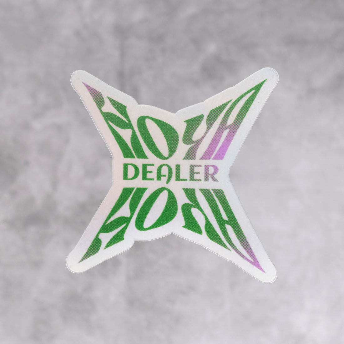 Hoya Dealer Holographic Sticker