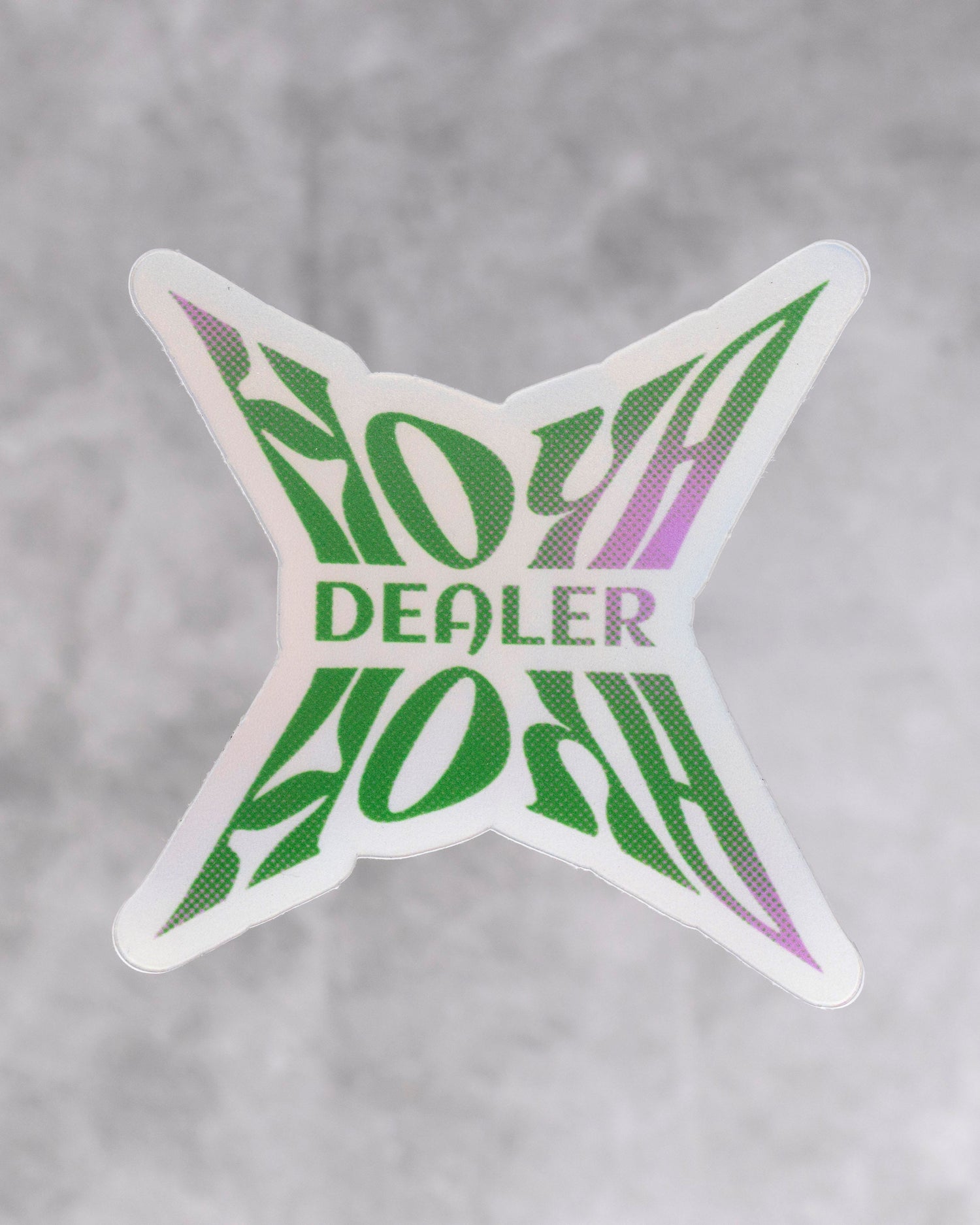 Hoya Dealer Holographic Sticker