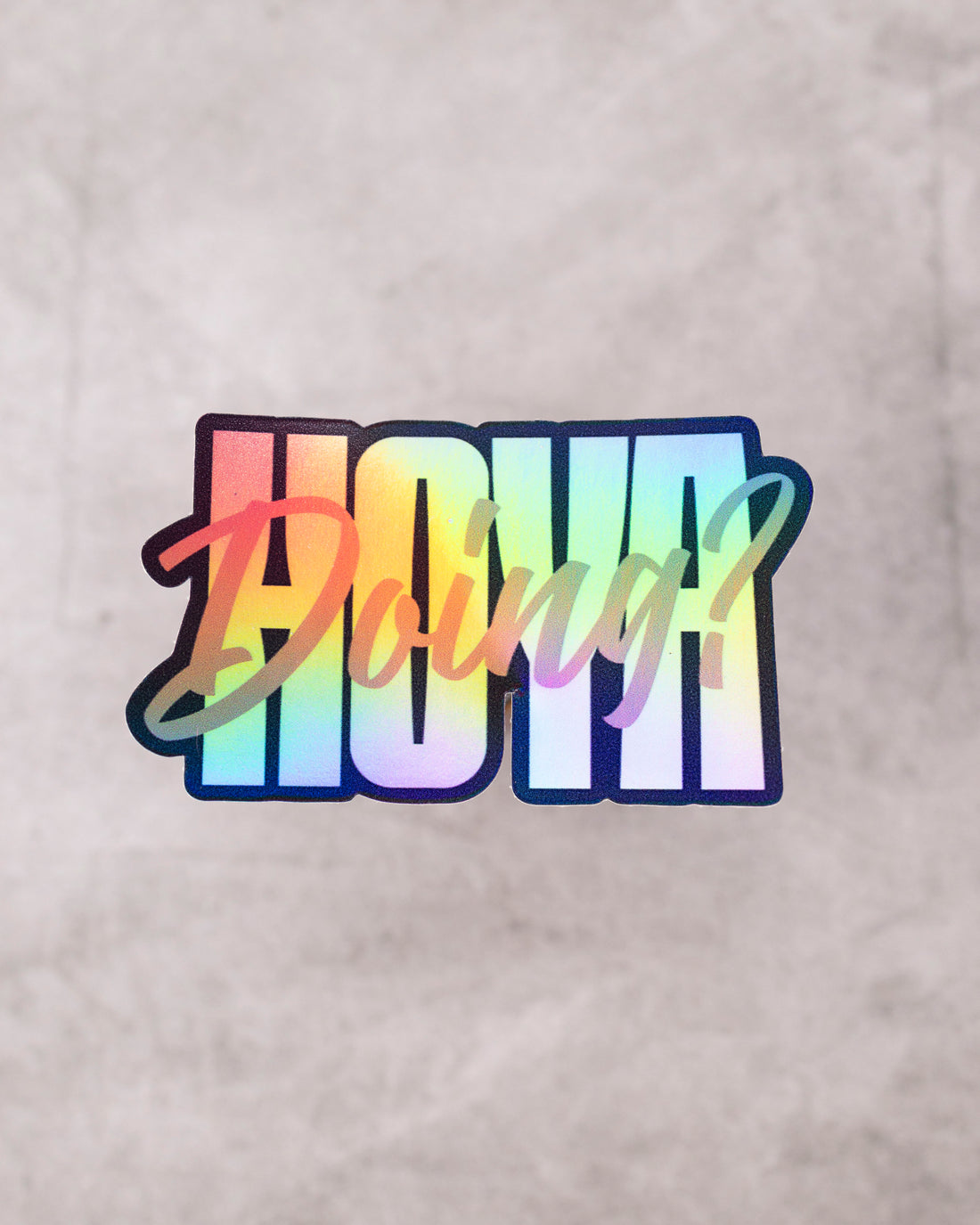 Hoya Doing Holographic Sticker