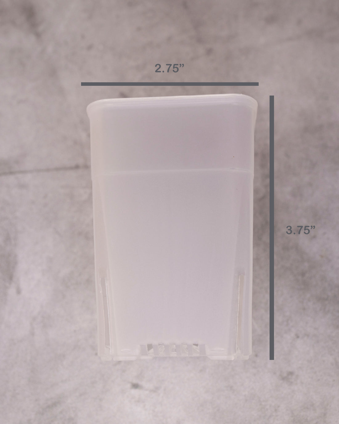 White Pot 2.75 Inch x 3.75 Inch